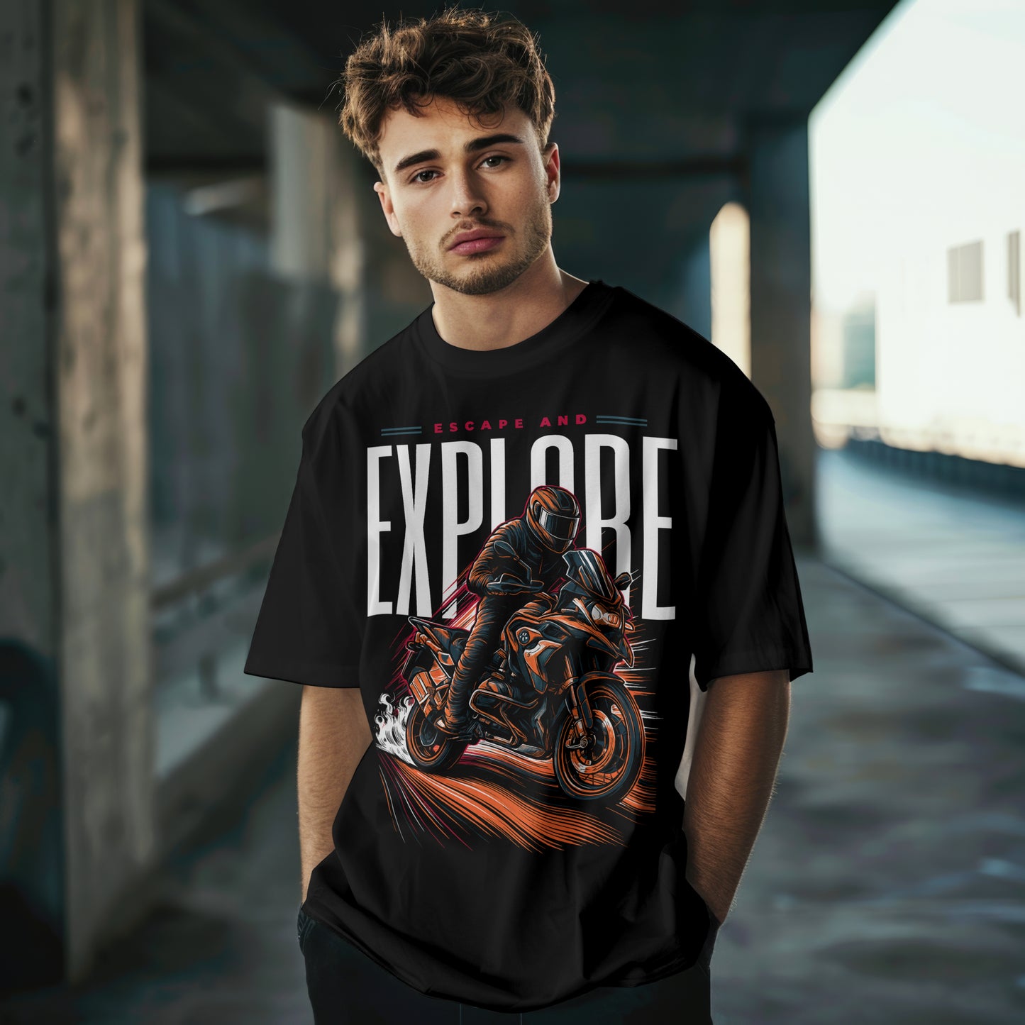 Escape and Explore Adventure Oversized T-Shirt