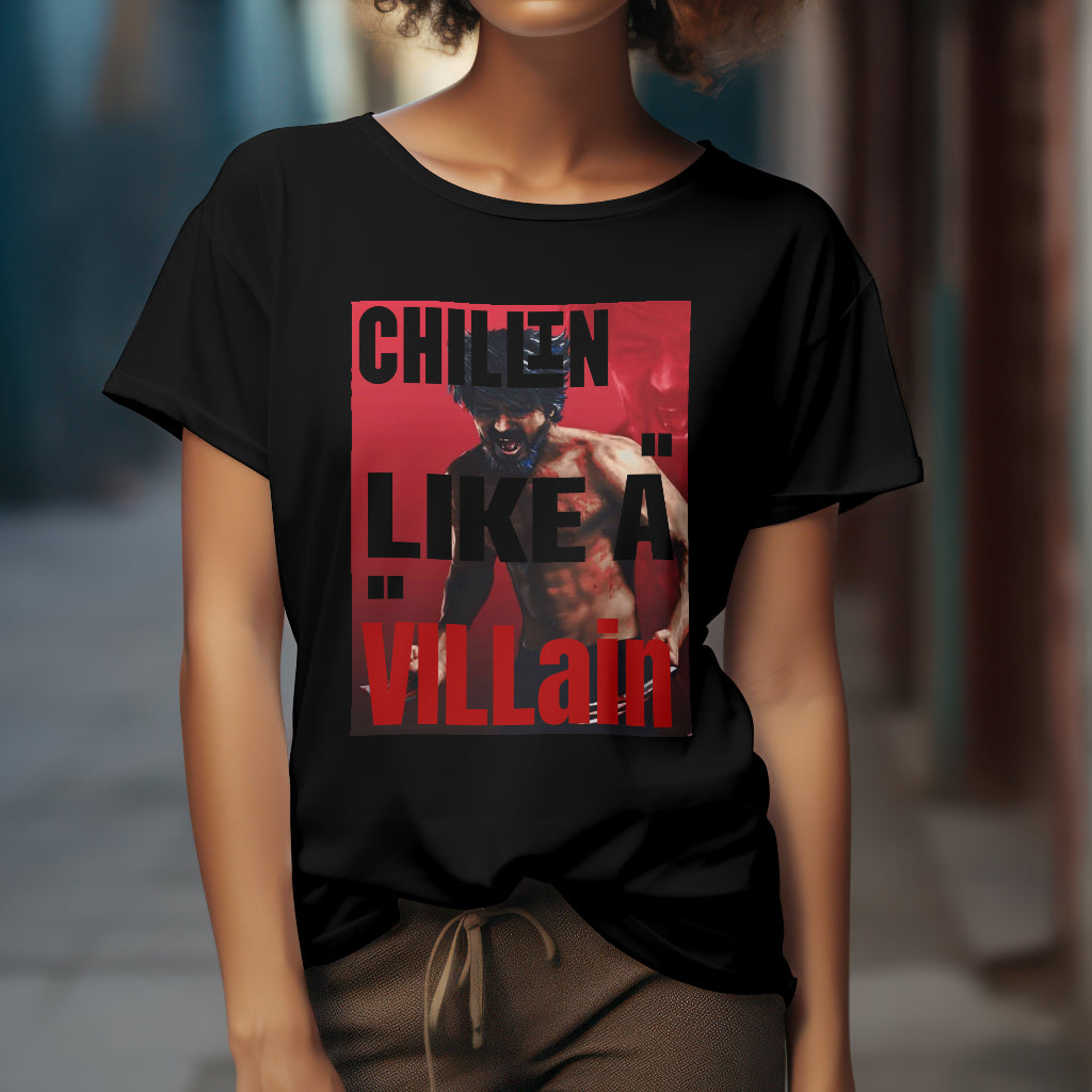 Chillin Like a Villain Oversized T-Shirt