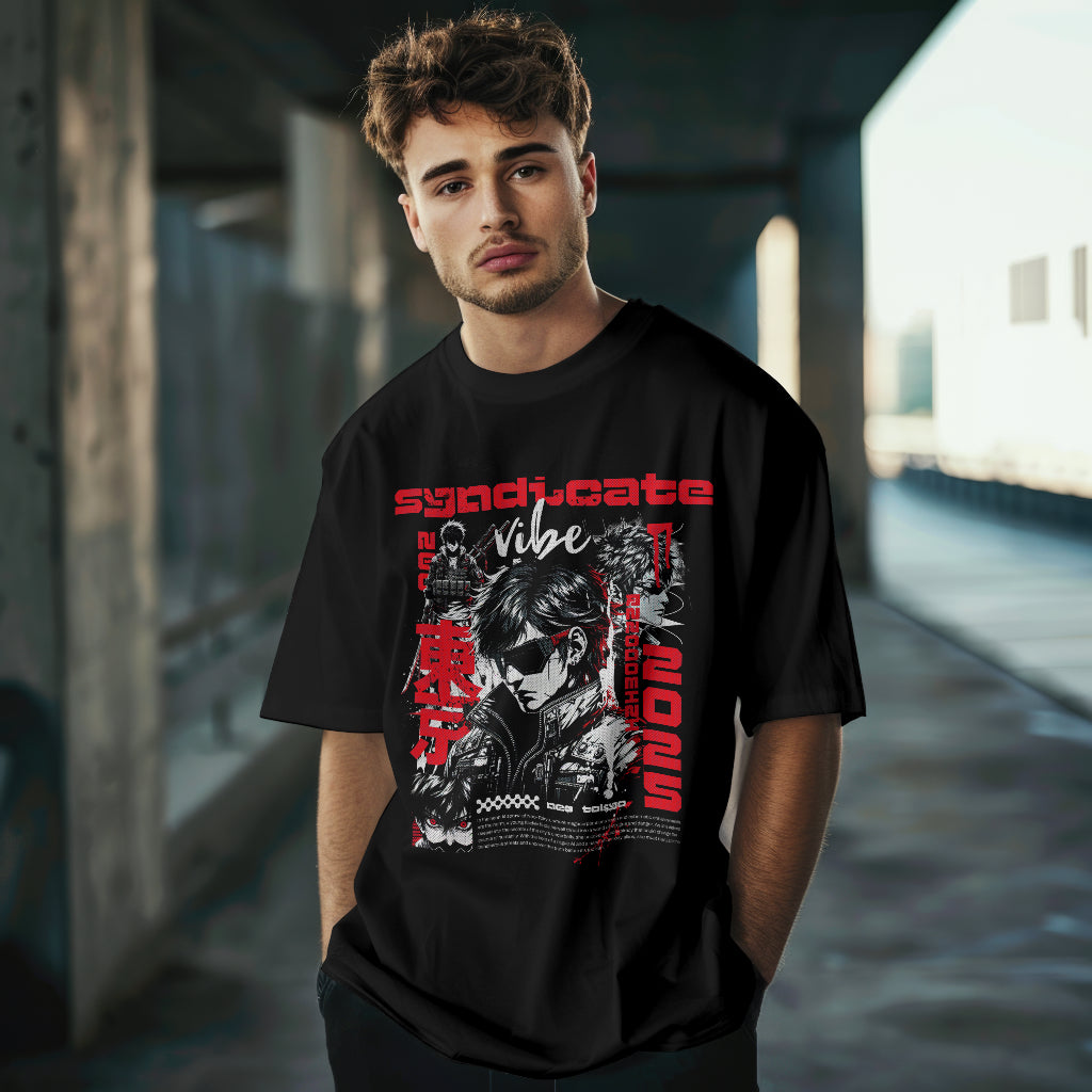 Drip Neo Tokyo Oversized T-Shirt