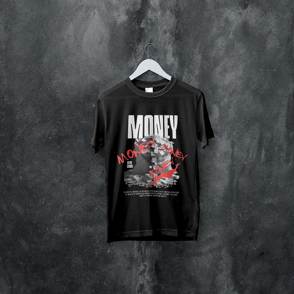 Money Oriented Drip Oversized T-Shirt