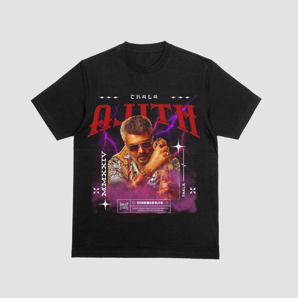 Good Bad Ugly Thala Ajith Oversized T-Shirt