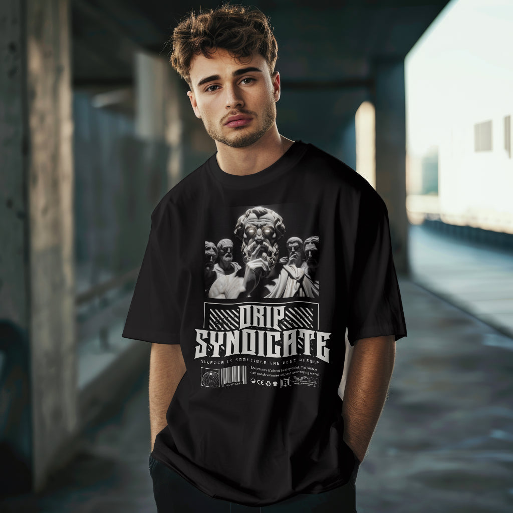 The Silent Greek Syndicate Oversized T-Shirt