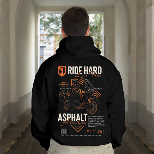 Ride Hard Live Free Adventure Edition Hoodie