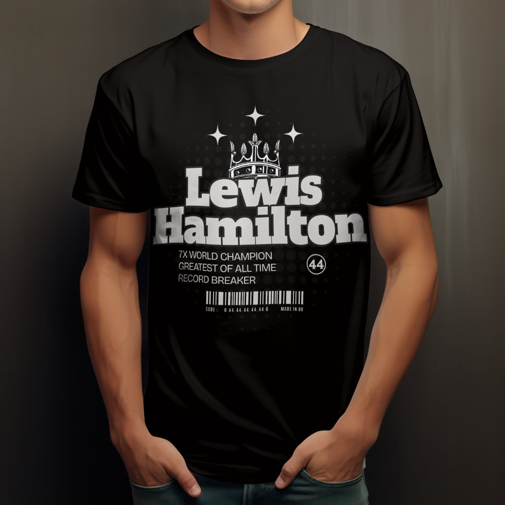 Lewis Hamilton 7x WDC Oversized T-Shirt